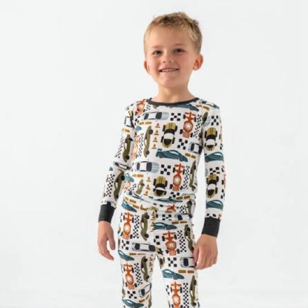 Little Sleepies “fast lane” pajamas 3T